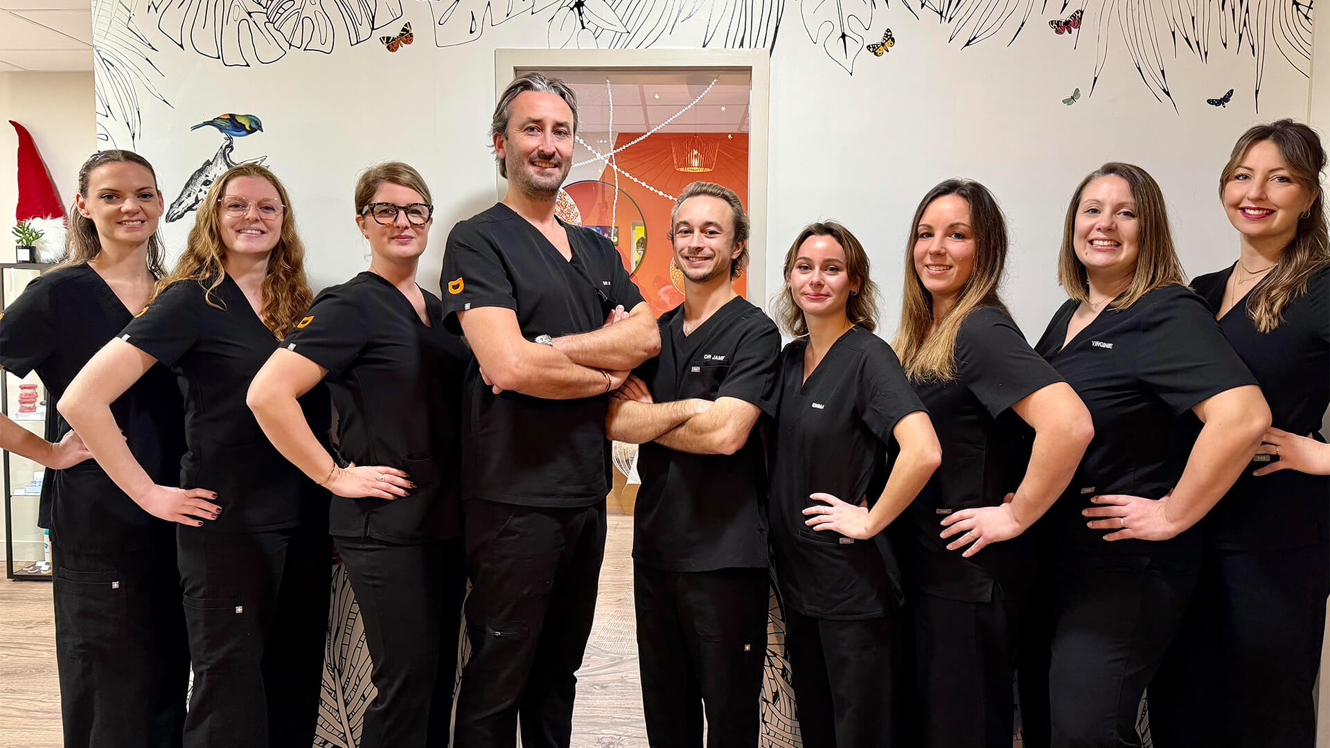 Équipe du cabinet d'orthodontie du docteur Hocdé à La Baule